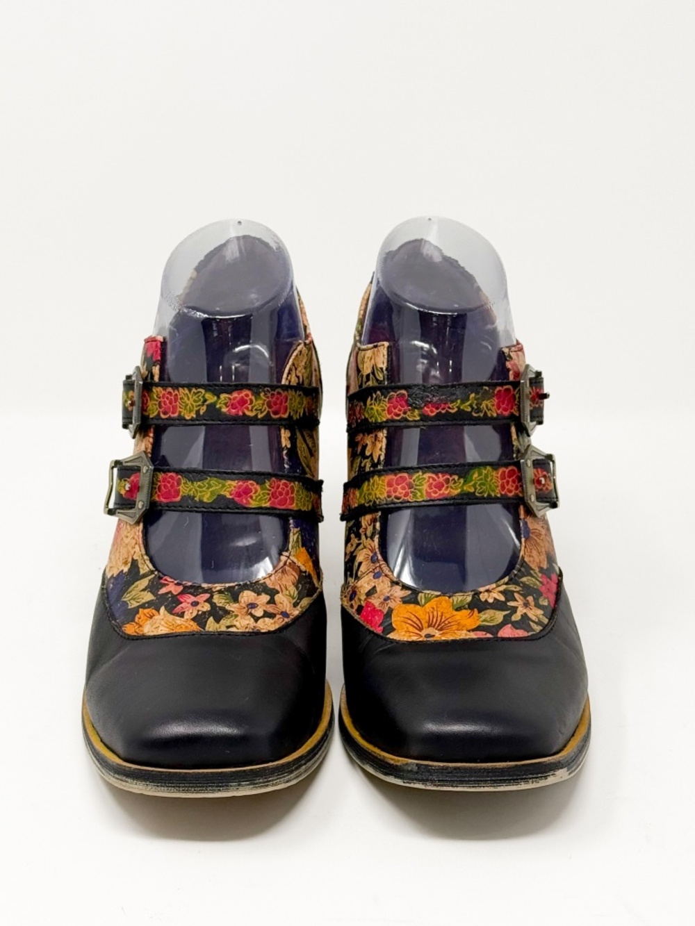 L’Artiste by Spring Step floral leather Mary Jane booties, size 39 - Picture 6 of 8